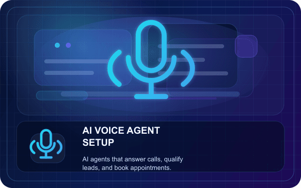 AI Voice Agent Setup illustration
