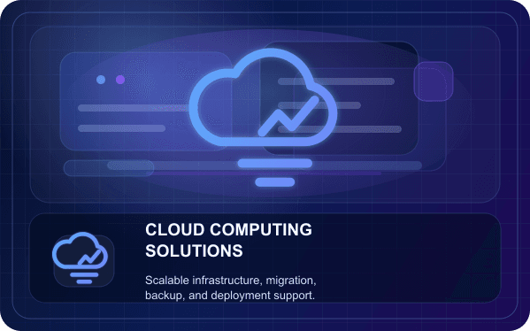 Cloud Computing Solutions illustration