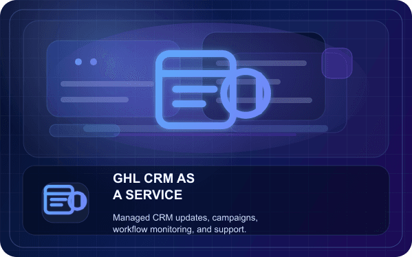 GHL CRM as a Service illustration